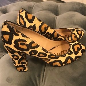 Sam Edelman Stillson Calf hair Leopard Print